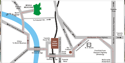 location map of mohili meadows karjat